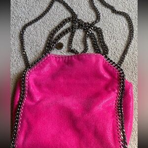 Hot Pink Stella McCartney Fallabella faux leather striking bag!